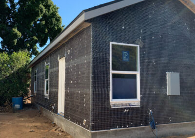 Snap ADU 3BR Fallbrook San Diego County Siding Paper Construction Progress