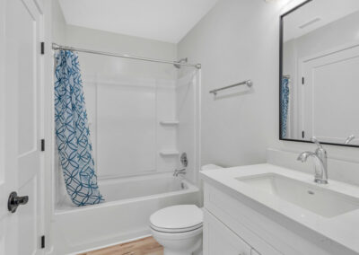 Snap ADU-Carlsbad-Jefferson-2BR 2BA 749 sqft-Hall Bathroom-Tub Shower Unit-Vanity
